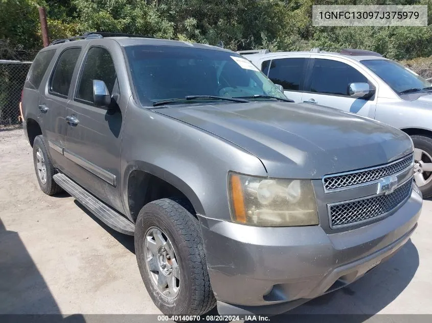 2007 Chevrolet Tahoe Ltz VIN: 1GNFC13097J375979 Lot: 40140670