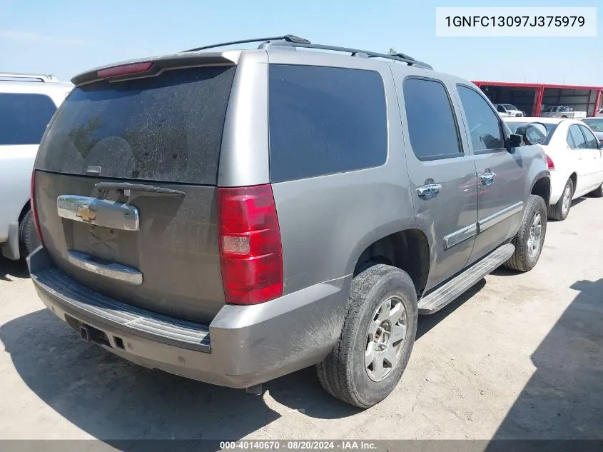 2007 Chevrolet Tahoe Ltz VIN: 1GNFC13097J375979 Lot: 40140670