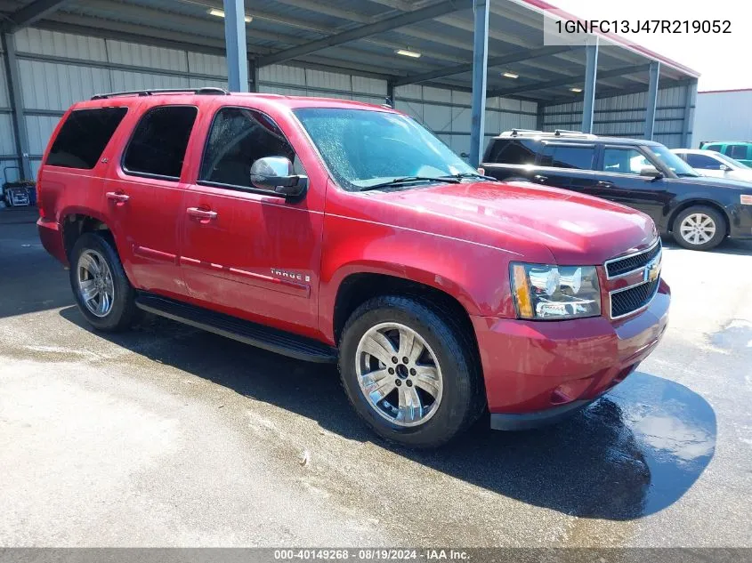 2007 Chevrolet Tahoe Ltz VIN: 1GNFC13J47R219052 Lot: 40149268