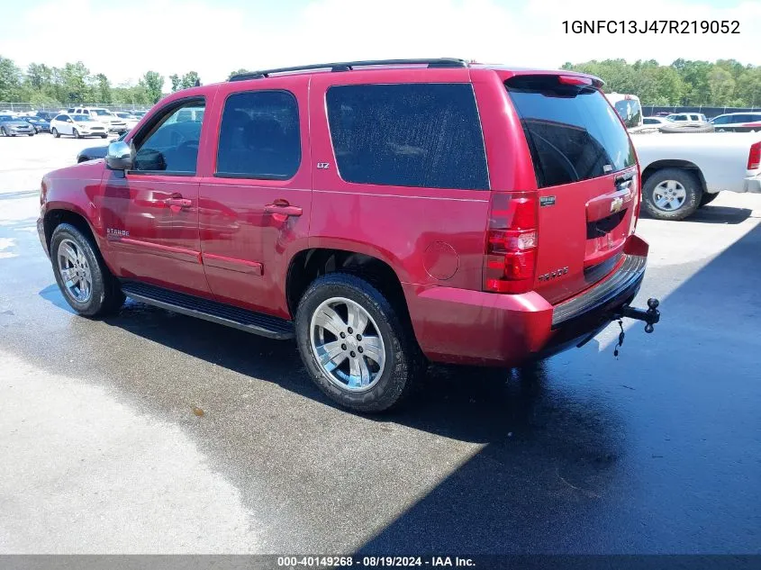 1GNFC13J47R219052 2007 Chevrolet Tahoe Ltz