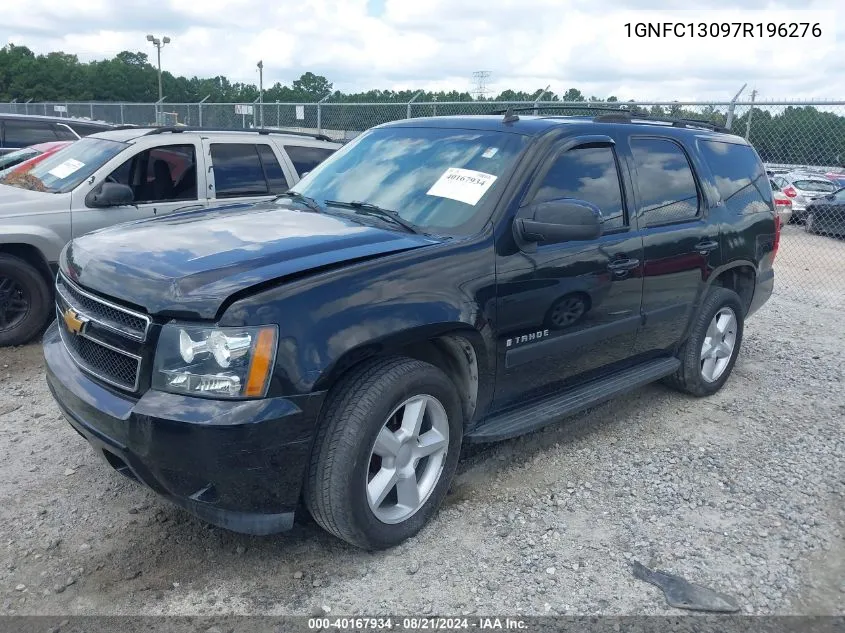 2007 Chevrolet Tahoe Lt VIN: 1GNFC13097R196276 Lot: 40167934