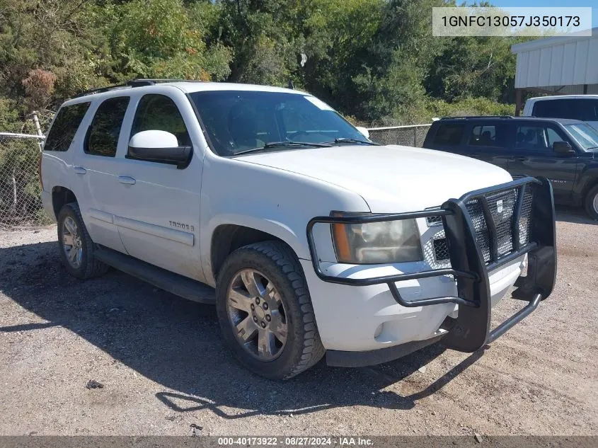 2007 Chevrolet Tahoe Lt VIN: 1GNFC13057J350173 Lot: 40173922