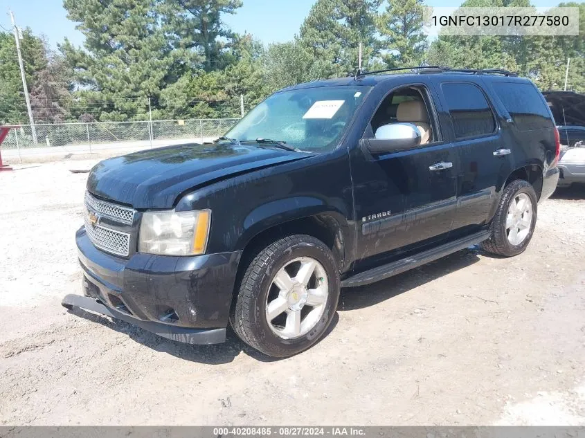 2007 Chevrolet Tahoe Ltz VIN: 1GNFC13017R277580 Lot: 40208485