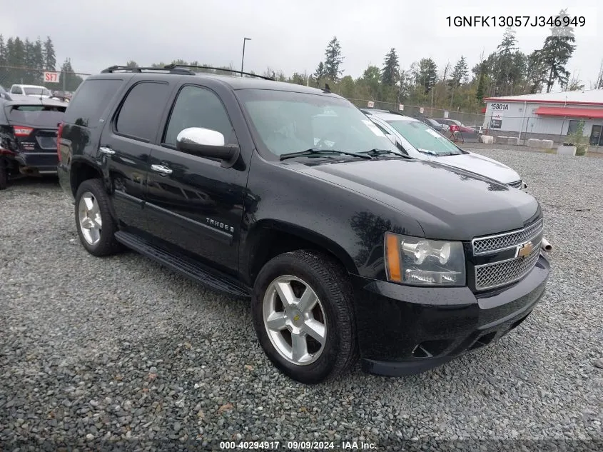 2007 Chevrolet Tahoe Ltz VIN: 1GNFK13057J346949 Lot: 40294917