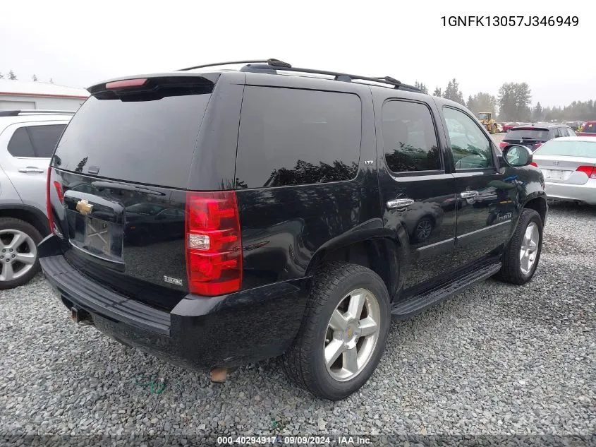 2007 Chevrolet Tahoe Ltz VIN: 1GNFK13057J346949 Lot: 40294917