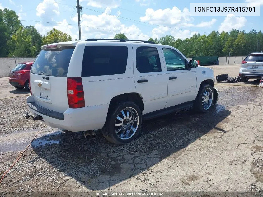 1GNFC13J97R415701 2007 Chevrolet Tahoe Lt