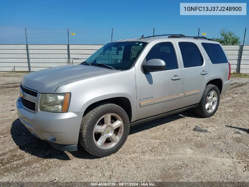 1GNFC13J37J248900 2007 Chevrolet Tahoe Ltz