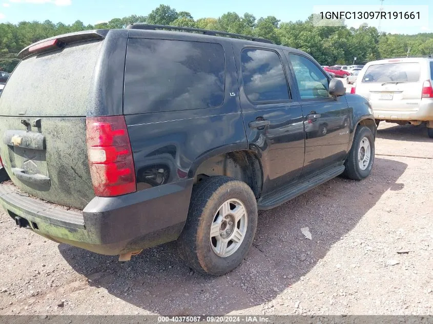 1GNFC13097R191661 2007 Chevrolet Tahoe Ls