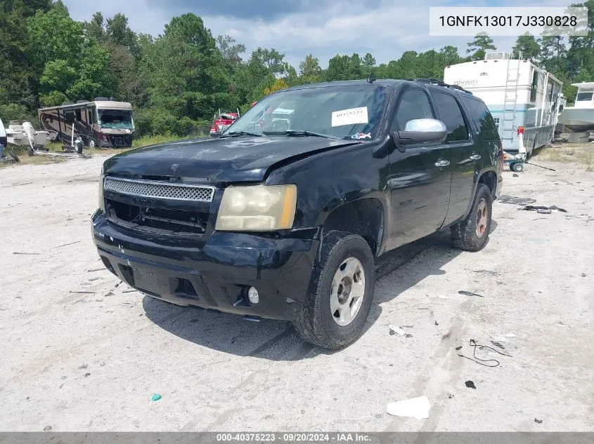 1GNFK13017J330828 2007 Chevrolet Tahoe Ltz