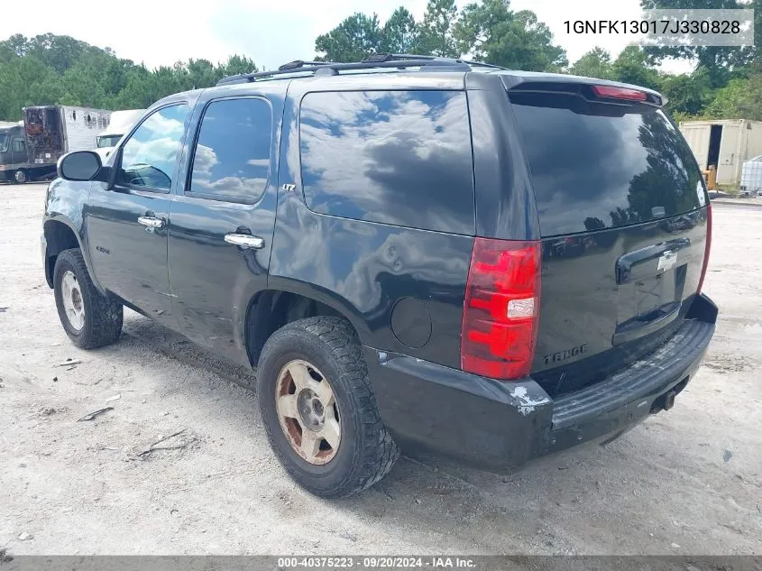 2007 Chevrolet Tahoe Ltz VIN: 1GNFK13017J330828 Lot: 40375223