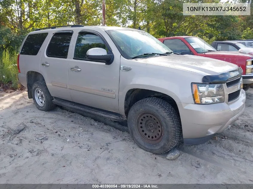 1GNFK130X7J345652 2007 Chevrolet Tahoe Lt