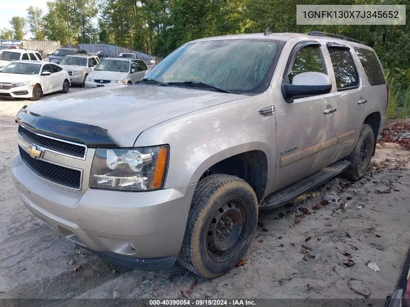 1GNFK130X7J345652 2007 Chevrolet Tahoe Lt