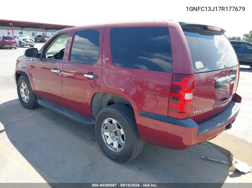 1GNFC13J17R177679 2007 Chevrolet Tahoe Ls