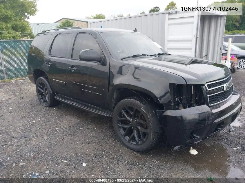 2007 Chevrolet Tahoe K1500 VIN: 1GNFK13077R102446 Lot: 40400790