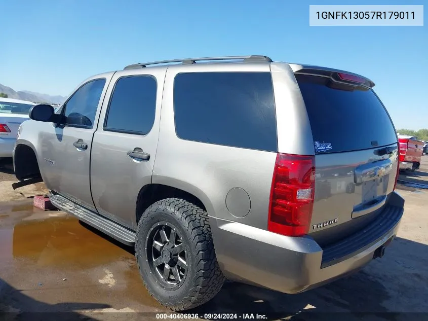 1GNFK13057R179011 2007 Chevrolet Tahoe Ls