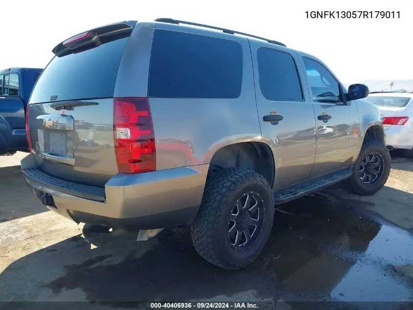 1GNFK13057R179011 2007 Chevrolet Tahoe Ls