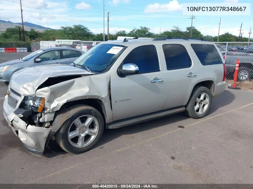 1GNFC13077R348667 2007 Chevrolet Tahoe Ltz