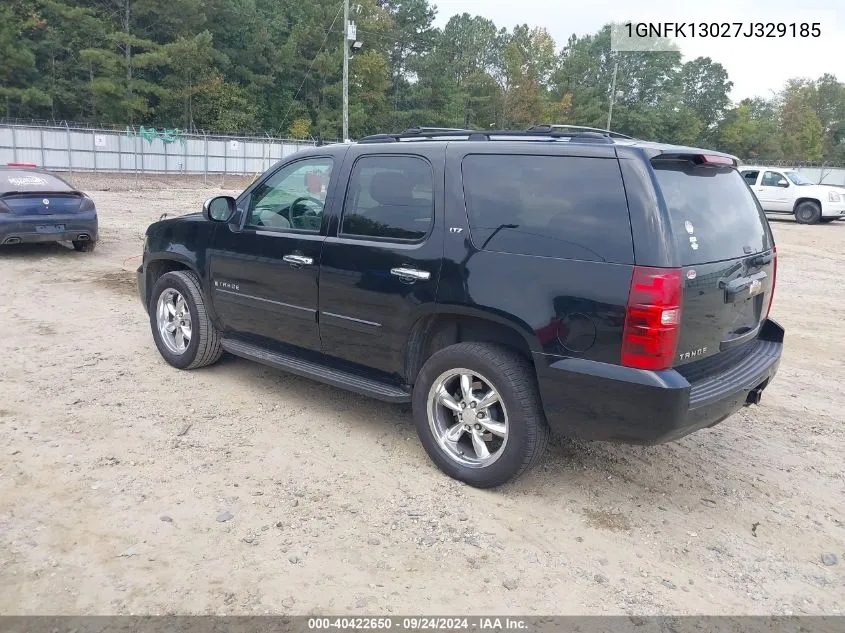 1GNFK13027J329185 2007 Chevrolet Tahoe Ltz