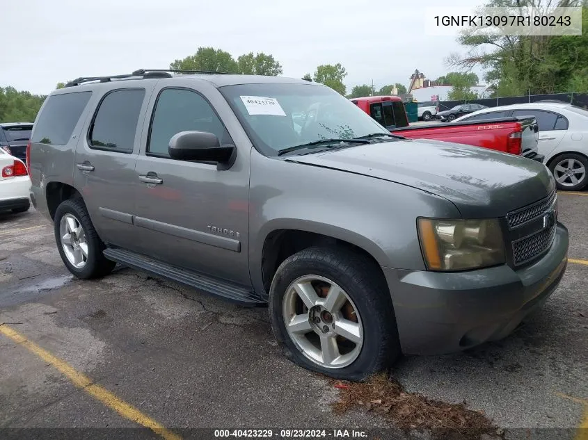 2007 Chevrolet Tahoe Lt VIN: 1GNFK13097R180243 Lot: 40423229