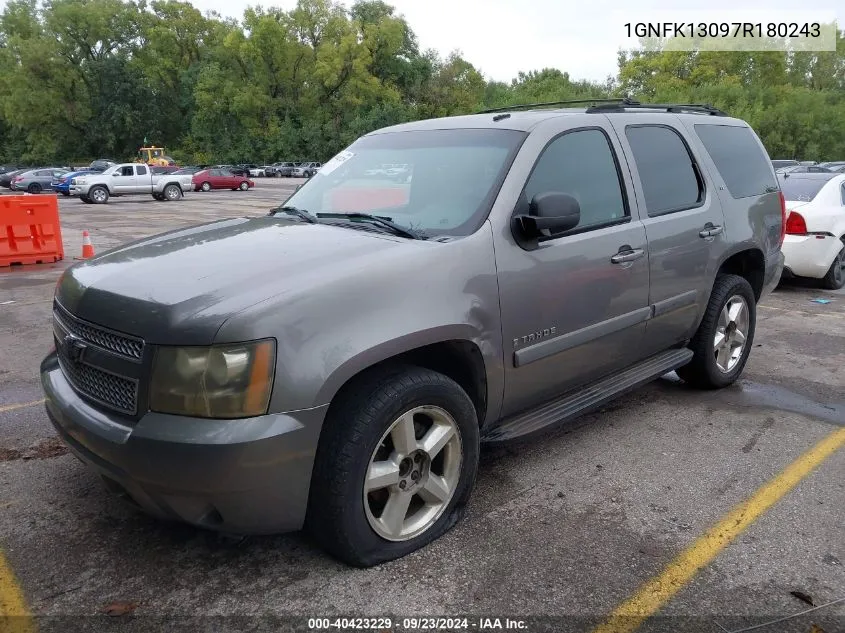 1GNFK13097R180243 2007 Chevrolet Tahoe Lt