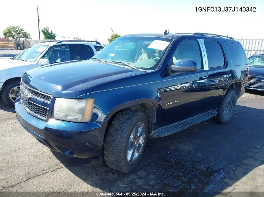 1GNFC13J37J140342 2007 Chevrolet Tahoe Lt