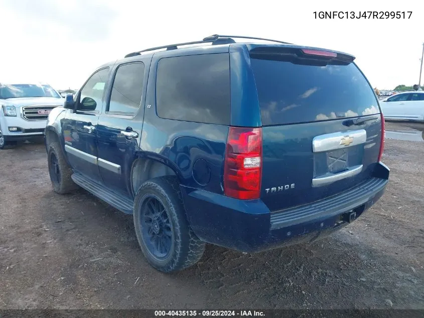 1GNFC13J47R299517 2007 Chevrolet Tahoe Lt