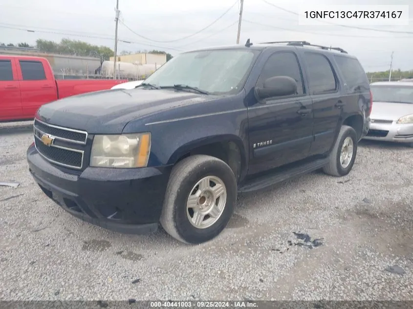 1GNFC13C47R374167 2007 Chevrolet Tahoe Ls