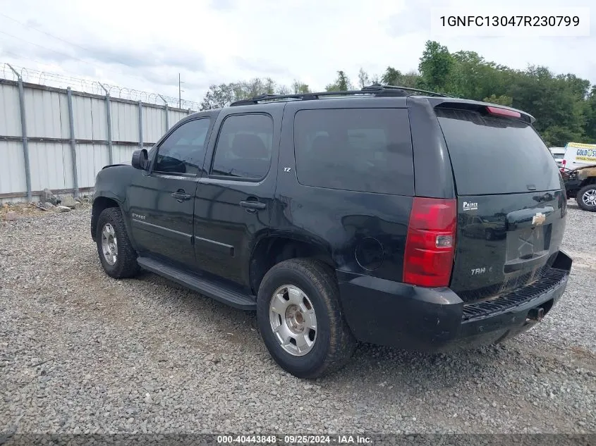 2007 Chevrolet Tahoe Ltz VIN: 1GNFC13047R230799 Lot: 40443848