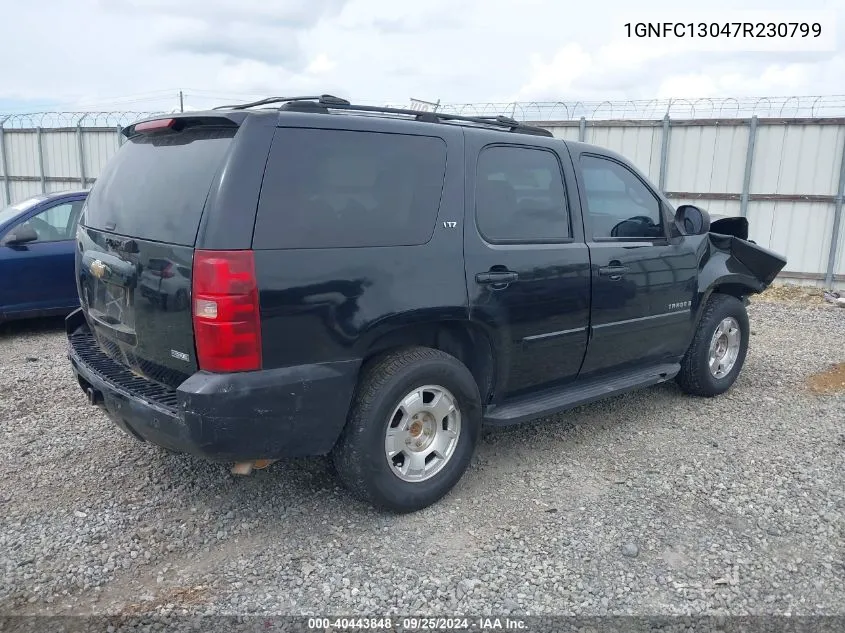 2007 Chevrolet Tahoe Ltz VIN: 1GNFC13047R230799 Lot: 40443848