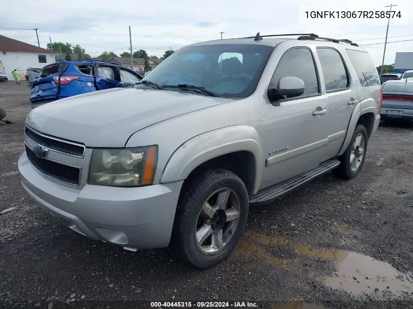 1GNFK13067R258574 2007 Chevrolet Tahoe Lt