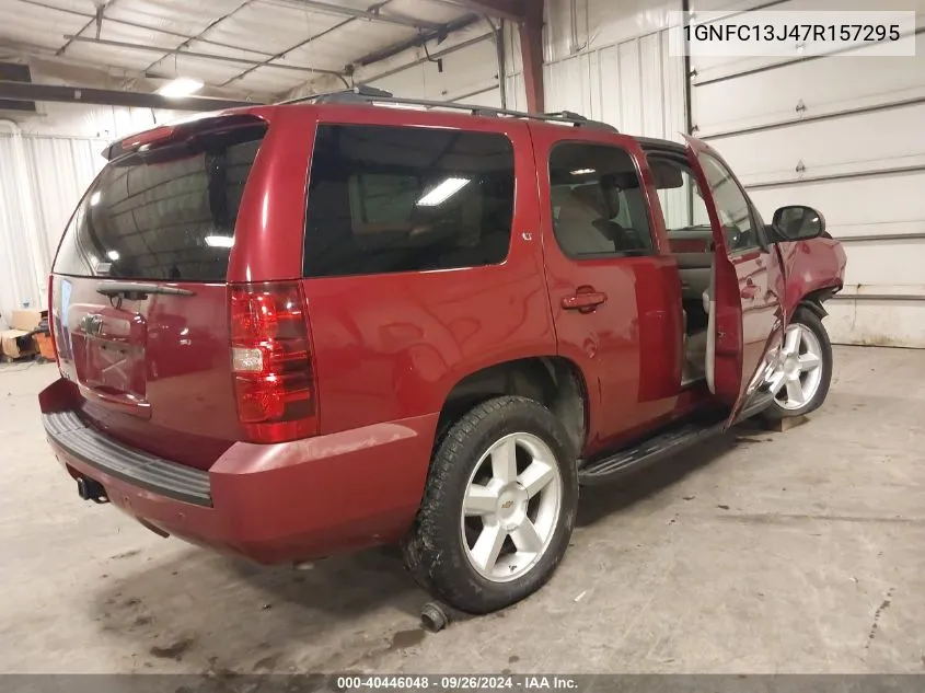 1GNFC13J47R157295 2007 Chevrolet Tahoe Lt