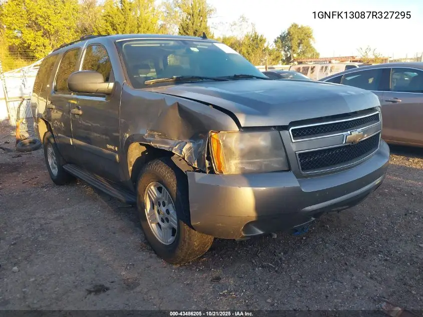 1GNFK13087R327295 2007 Chevrolet Tahoe Ls
