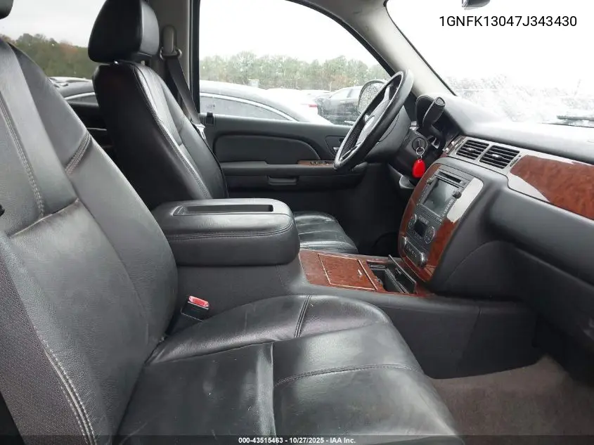 1GNFK13047J343430 2007 Chevrolet Tahoe Ltz
