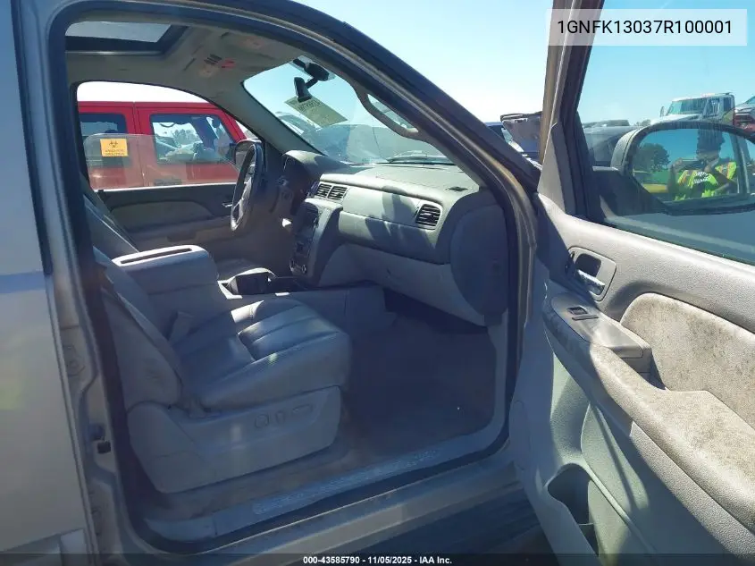 1GNFK13037R100001 2007 Chevrolet Tahoe Ltz