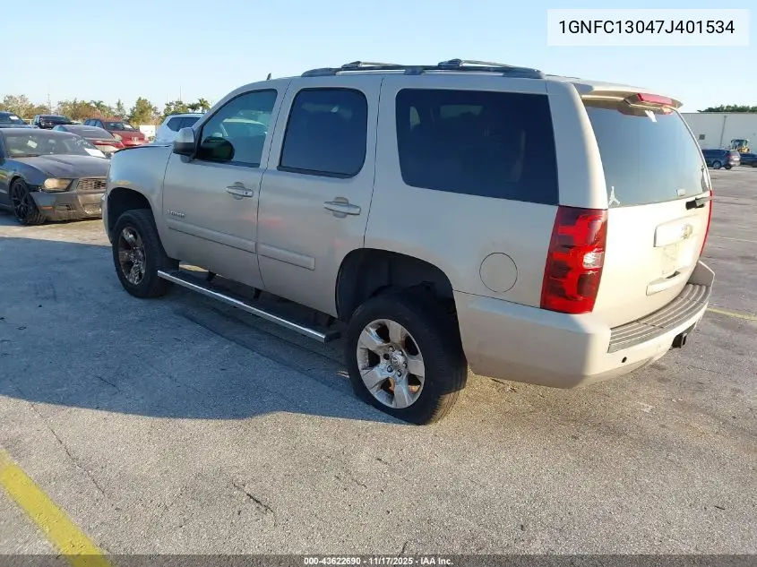 1GNFC13047J401534 2007 Chevrolet Tahoe Lt