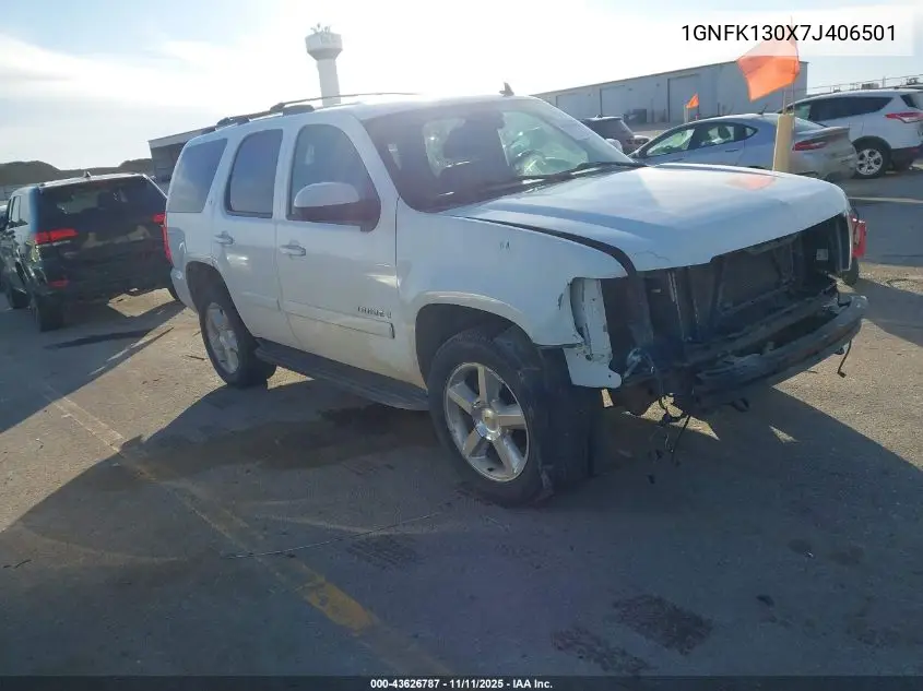 1GNFK130X7J406501 2007 Chevrolet Tahoe Lt