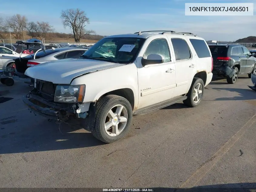 1GNFK130X7J406501 2007 Chevrolet Tahoe Lt