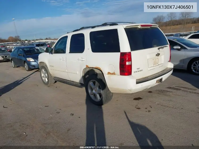 1GNFK130X7J406501 2007 Chevrolet Tahoe Lt