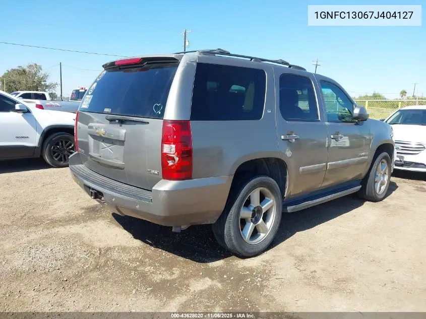 1GNFC13067J404127 2007 Chevrolet Tahoe Lt