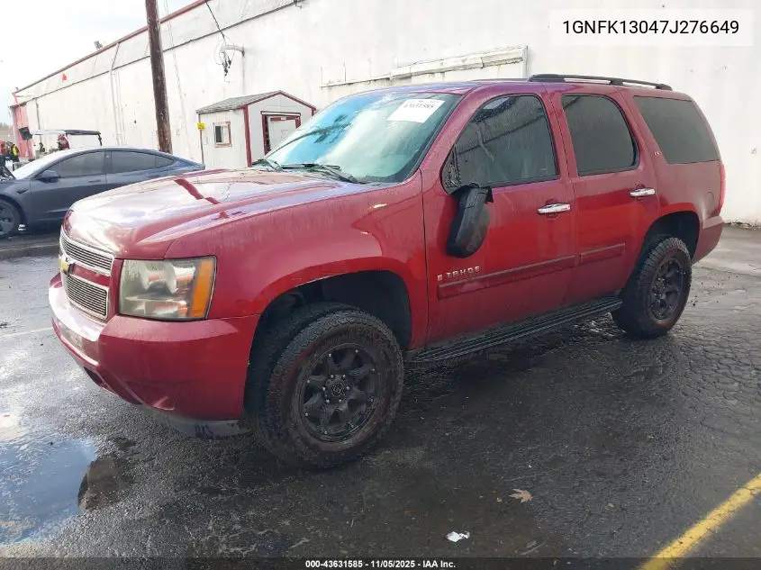 1GNFK13047J276649 2007 Chevrolet Tahoe Ls