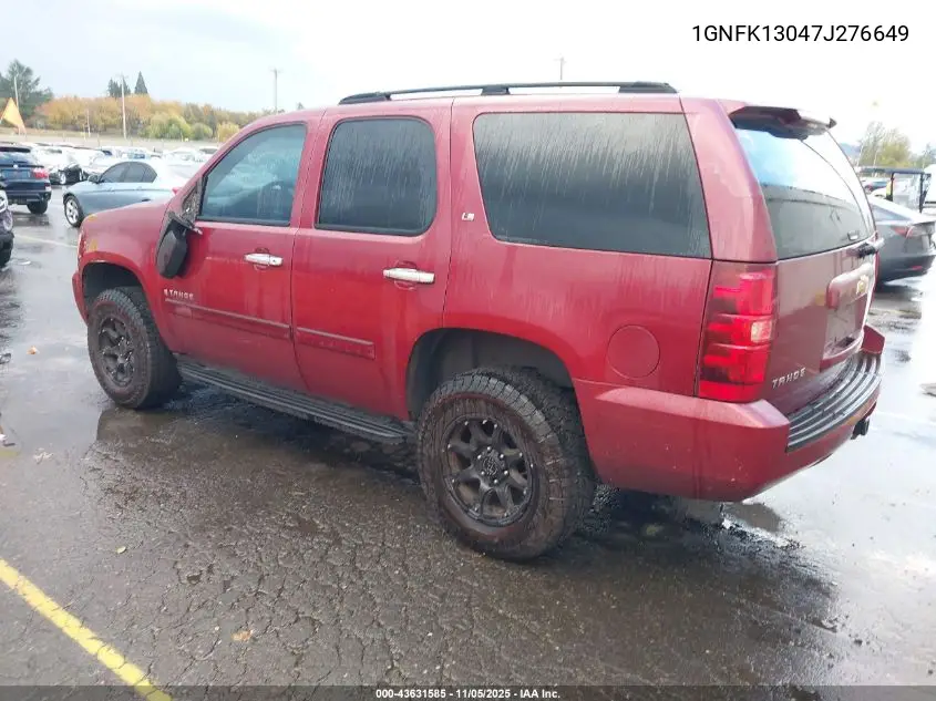 1GNFK13047J276649 2007 Chevrolet Tahoe Ls