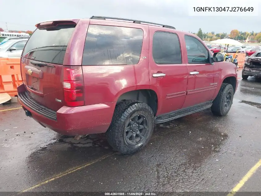 1GNFK13047J276649 2007 Chevrolet Tahoe Ls