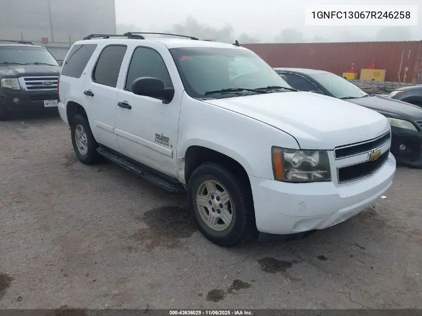1GNFC13067R246258 2007 Chevrolet Tahoe Ls