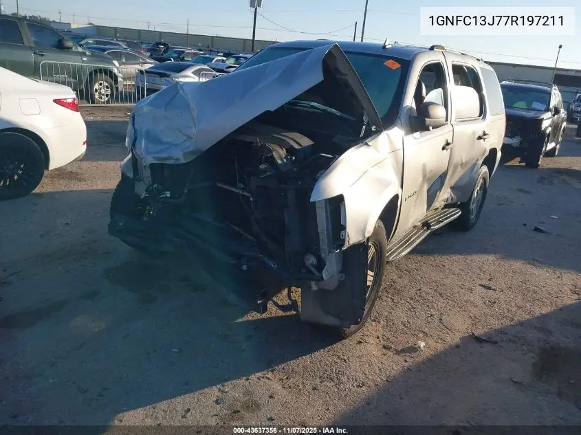 1GNFC13J77R197211 2007 Chevrolet Tahoe Ls