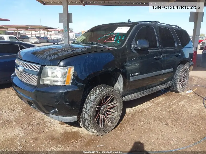 1GNFC13047R105253 2007 Chevrolet Tahoe Ltz
