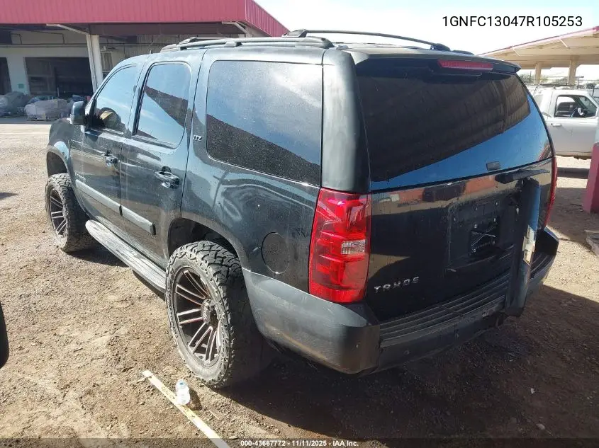 1GNFC13047R105253 2007 Chevrolet Tahoe Ltz