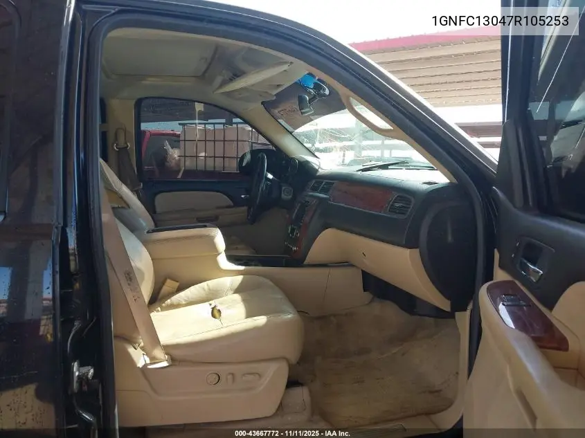 1GNFC13047R105253 2007 Chevrolet Tahoe Ltz