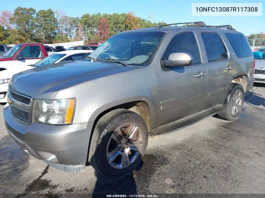 1GNFC13087R117308 2007 Chevrolet Tahoe Lt
