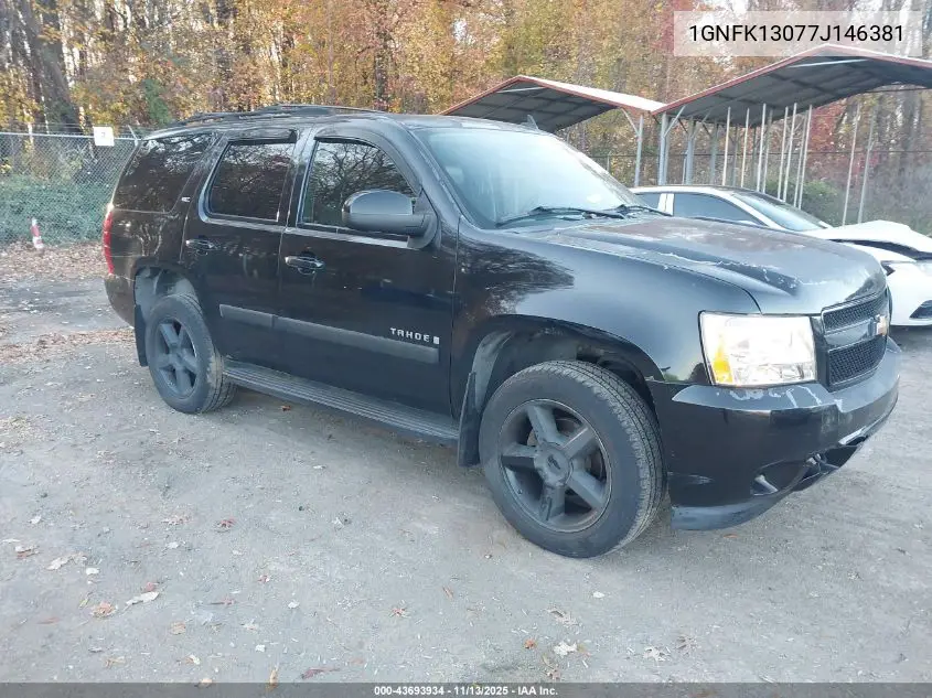 1GNFK13077J146381 2007 Chevrolet Tahoe Lt