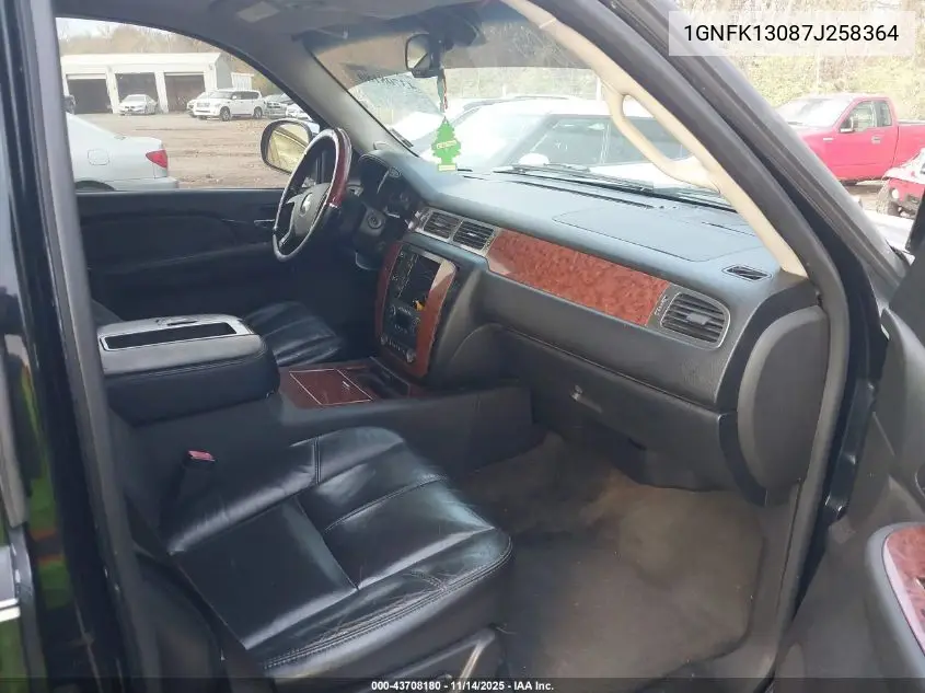 1GNFK13087J258364 2007 Chevrolet Tahoe Ltz